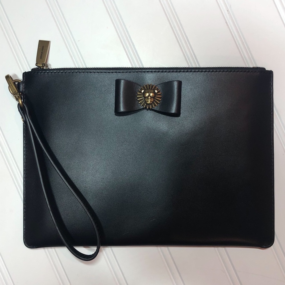 BRAND NEW Michael Kors Clutch with Lion